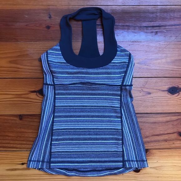 Lululemon Gray Striped Tank Top, EUC, 4 - Picture 3 of 14